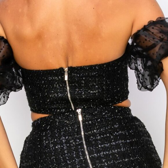 Santorini Tweed Textured Skirt Set - Picture 5 of 5